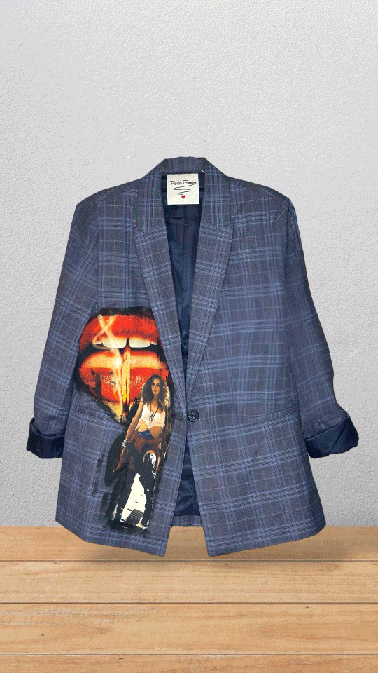 🖤 Blazer Escocés "No te adaptes"