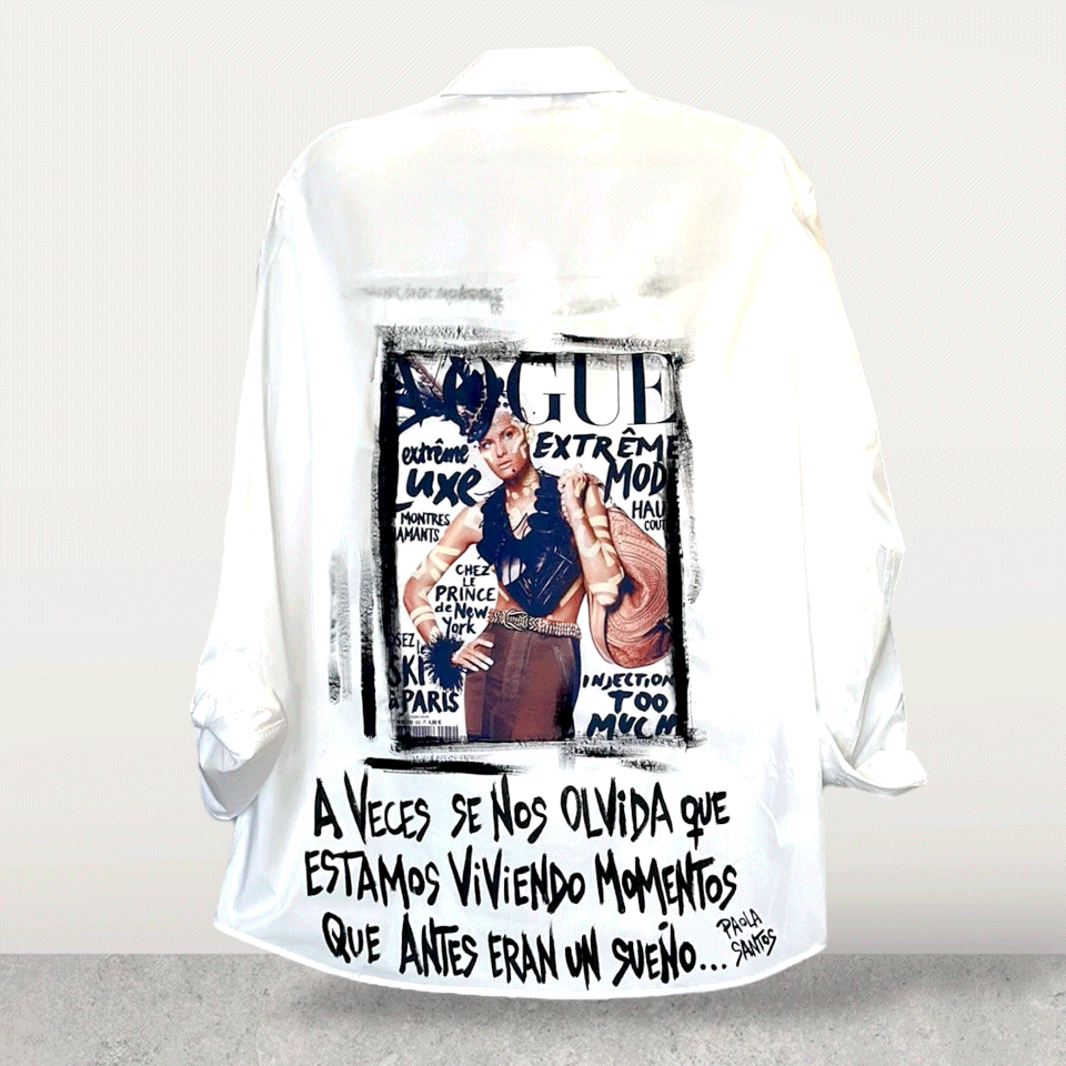 Camisa Oversize Popelina Blanca – Vogue Dream