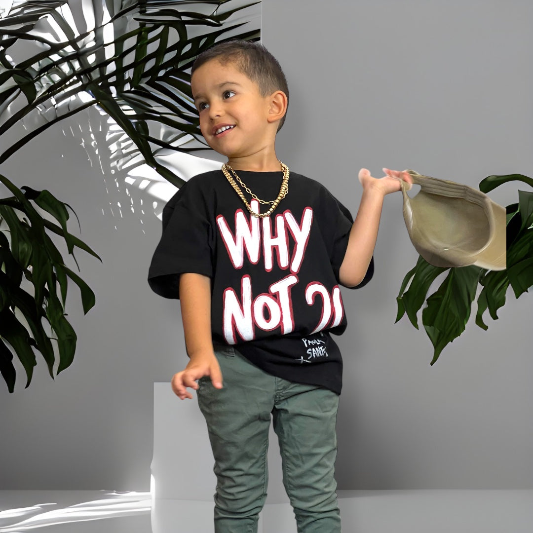 🖤 Remera “WHY NOT?!” — Kids