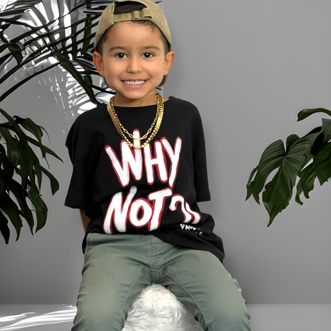 🖤 Remera “WHY NOT?!” — Kids