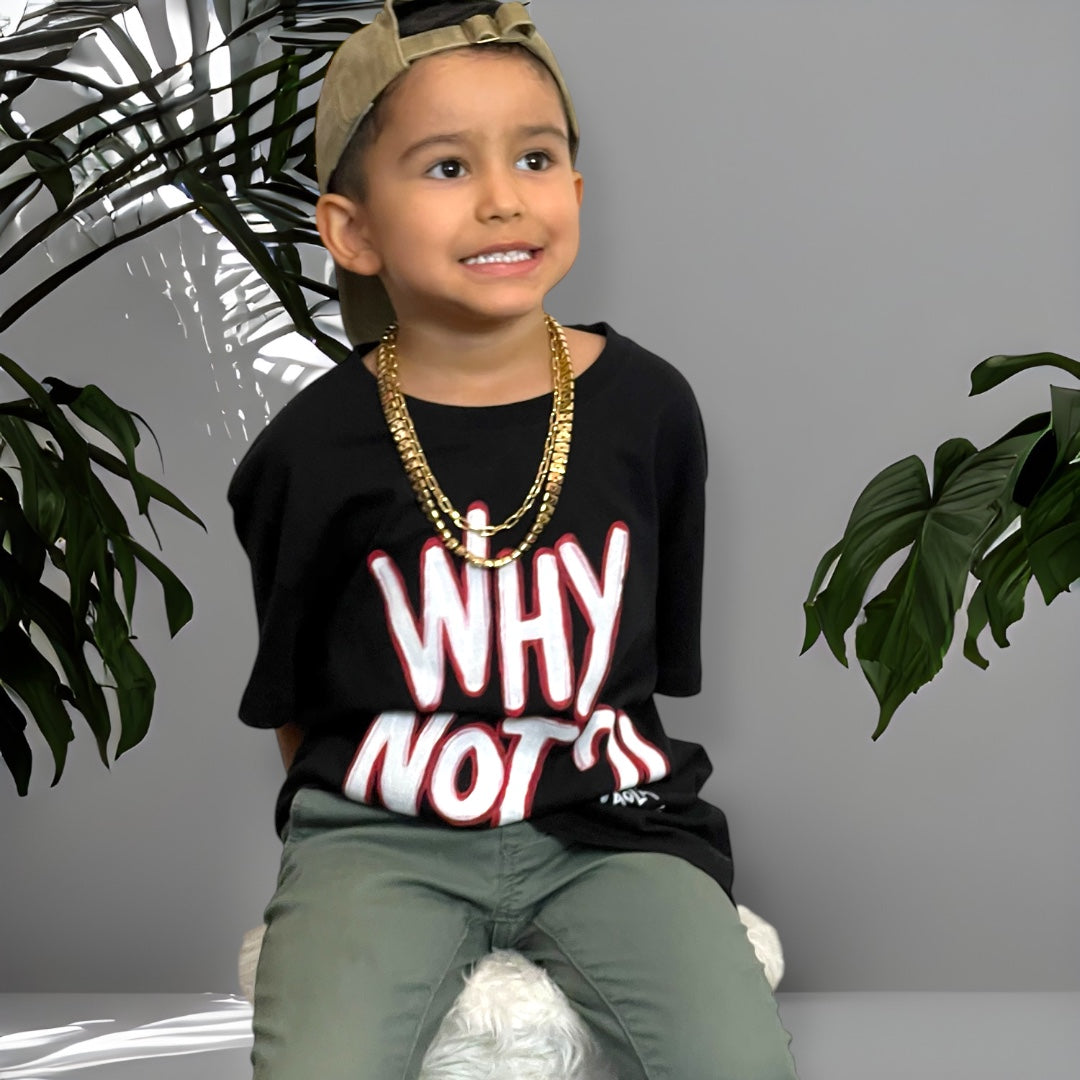 🖤 Remera “WHY NOT?!” — Kids