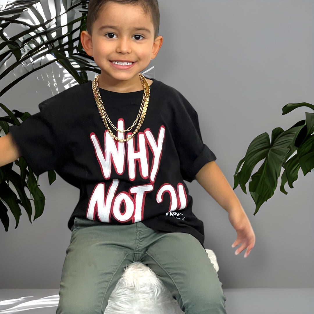 🖤 Remera “WHY NOT?!” — Kids