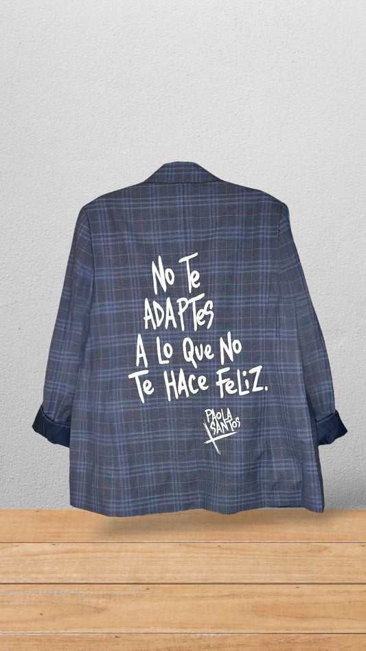 🖤 Blazer Escocés "No te adaptes"