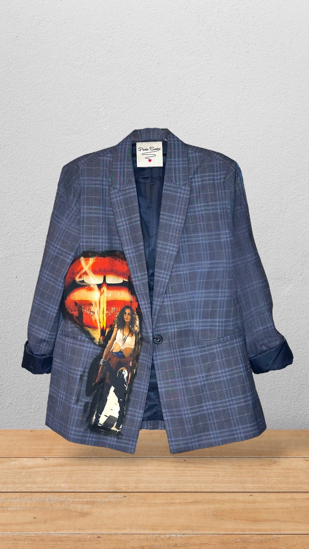 🖤 Blazer Escocés "No te adaptes"