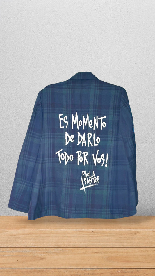 🖤 BLAZER ESCOCÉS “ROCK & MUSE”