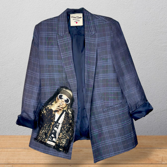 🖤 Blazer Escocés "Kurt Cobain"