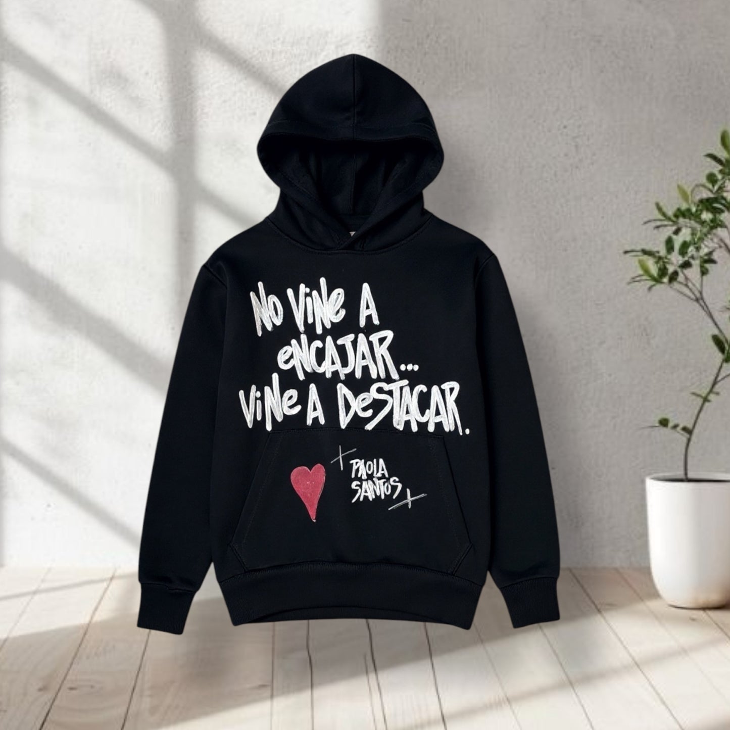 ✨ Hoodie Kids “No vine a encajar, vine a destacar”