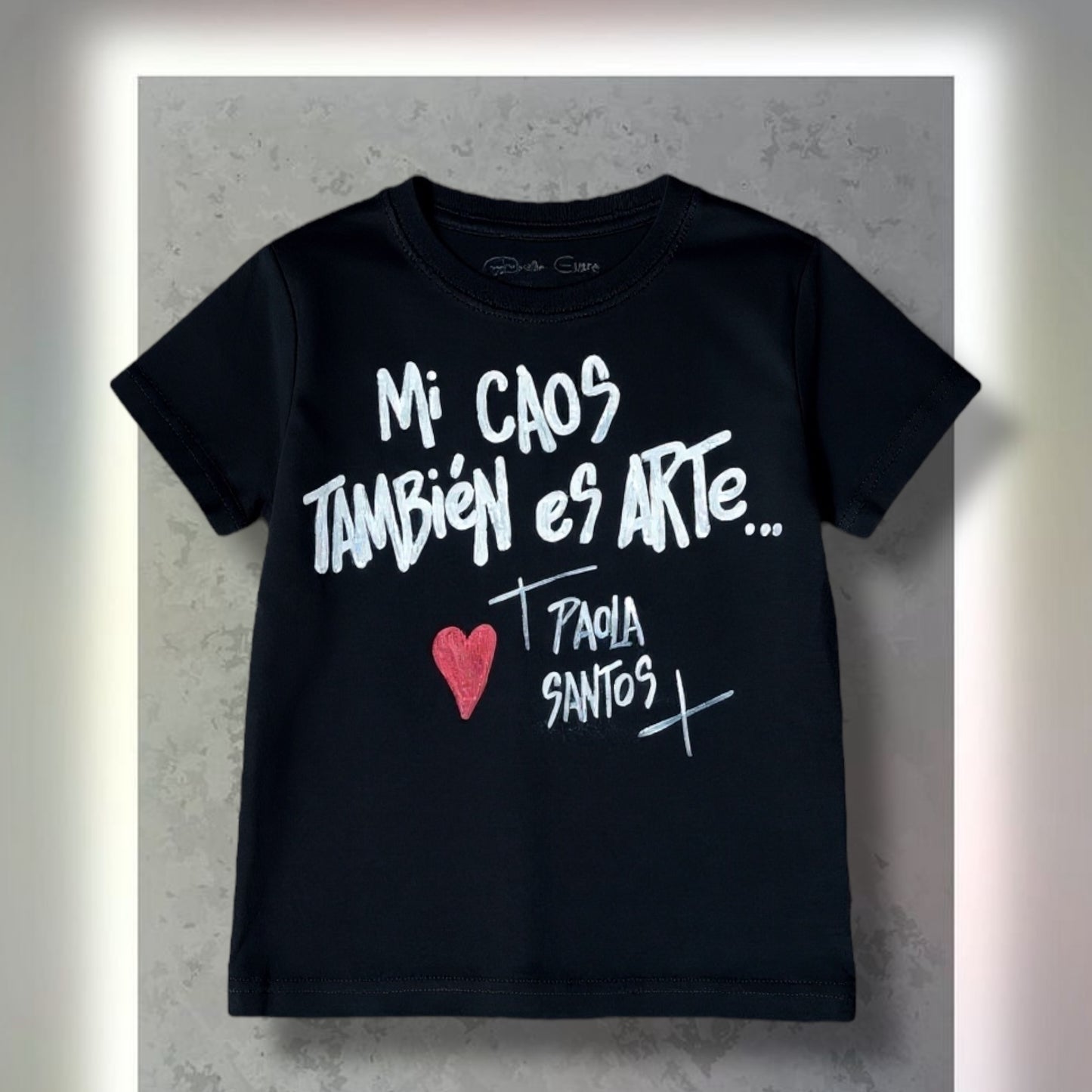 🎨 Remera “Mi caos también es arte” – Kids