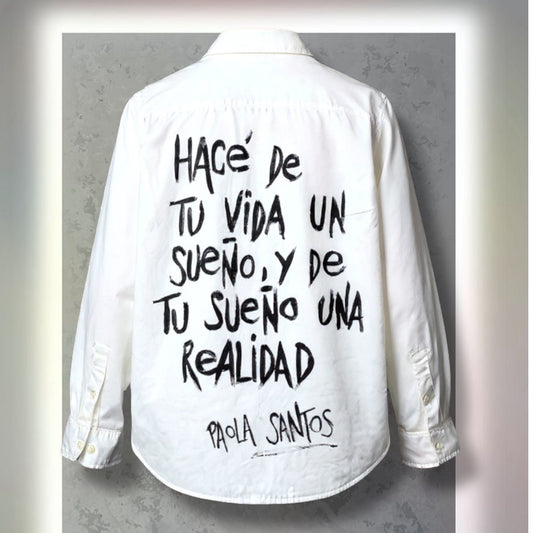 🩶 Camisa Kids “Hacé de tu vida un sueño”