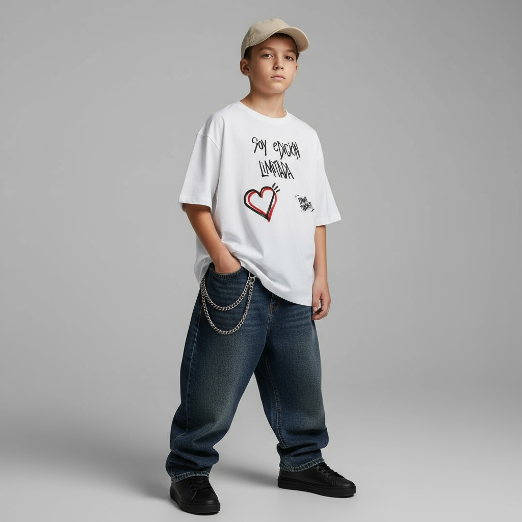 🖤 Reme “Soy edición limitada” – Kids Oversize