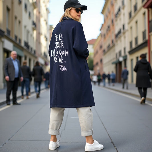 🖤 Saco urbano “Fe es creer” — Edición limitada Paola Santos