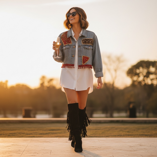 Campera "Más humana, menos perfecta, mas feliz"