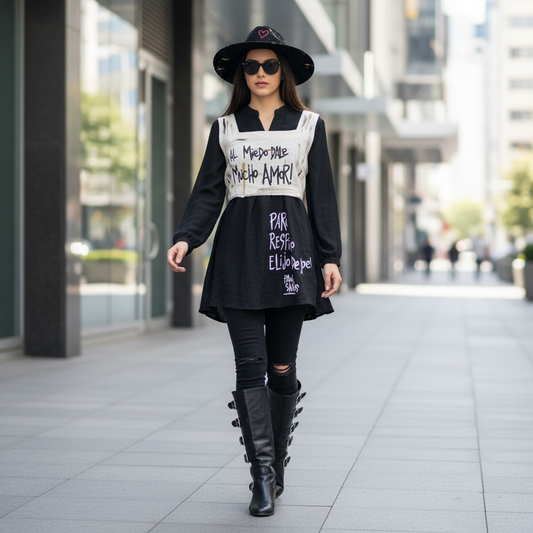 Top de Lino Intervenido – Edición Frases