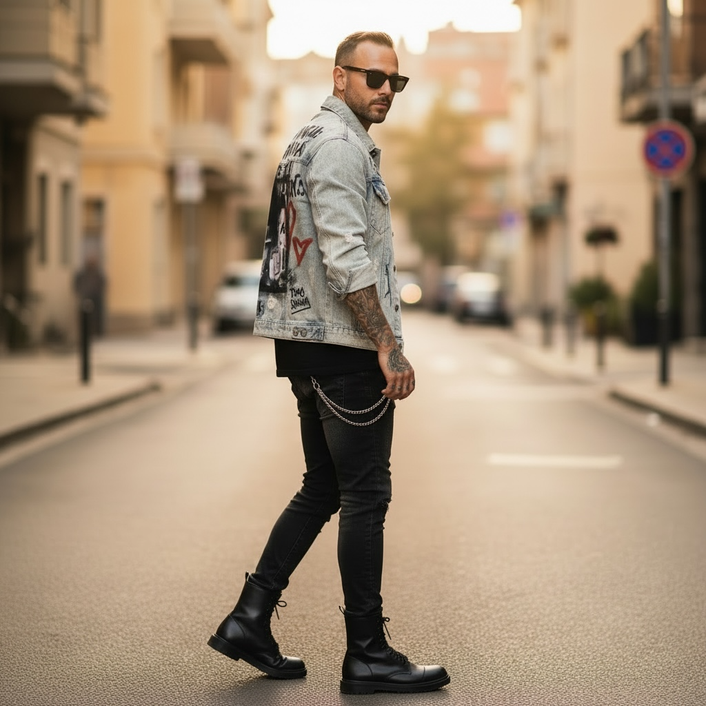 Campera de Jean Unisex - "La vida es demasiado corta para vivirla como quieren los demás"