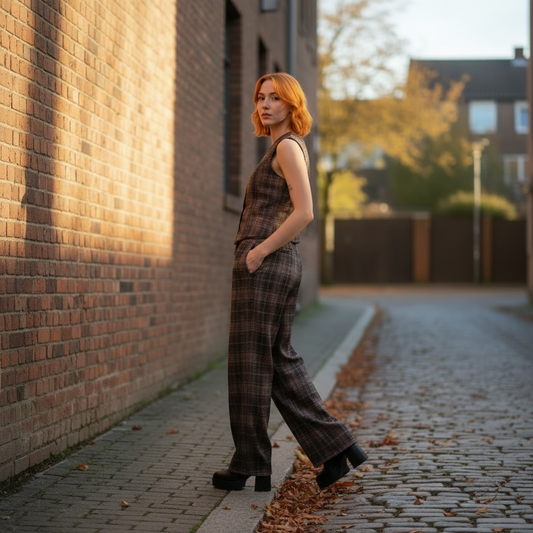 Chaleco Sastrero Plaid Atelier