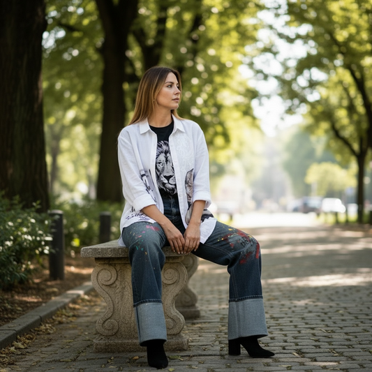 Camisa Lino Unisex - "Que no se nos vaya la vida imaginando otra"