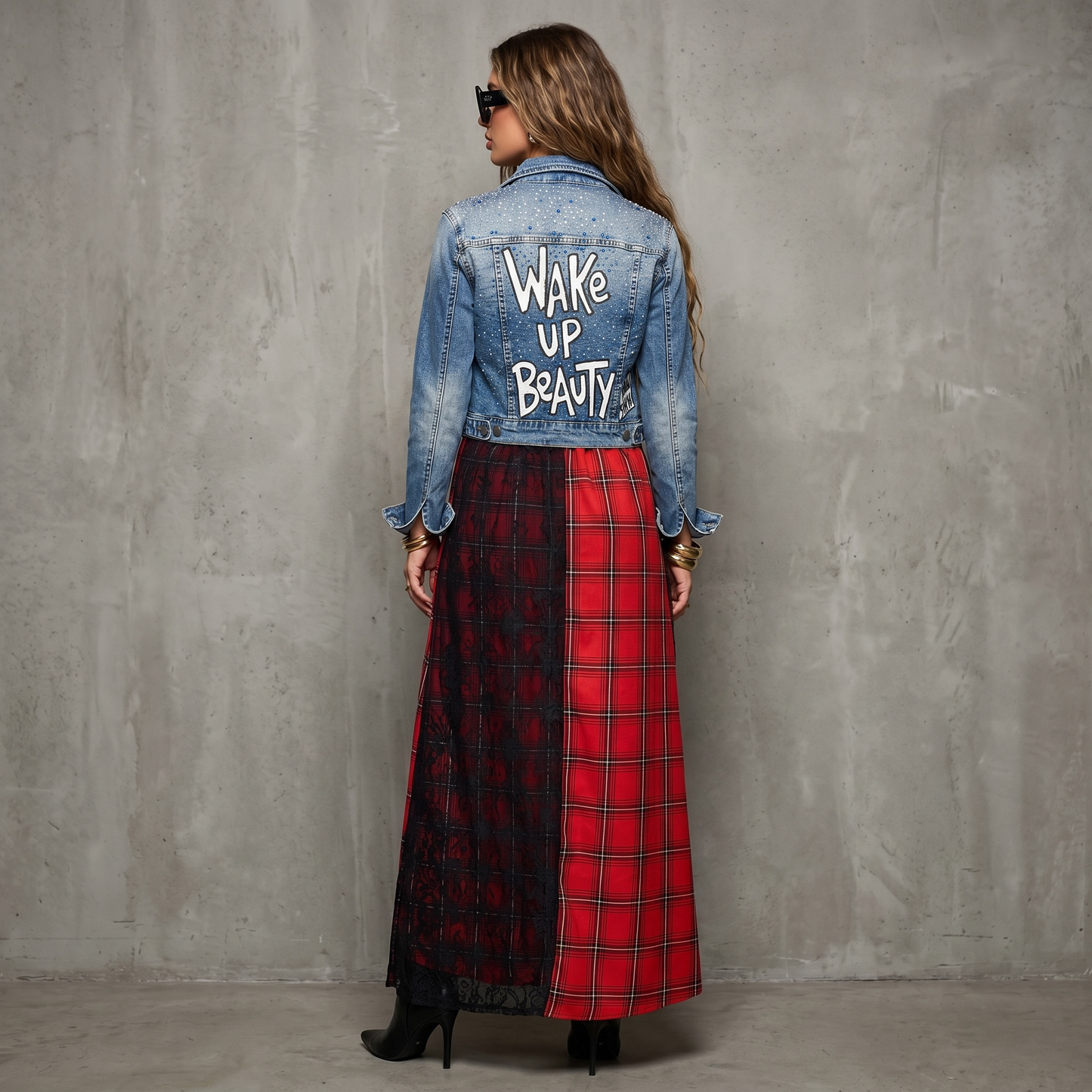 Kimono Denim "Wake Up Beauty" – Edición Limitada