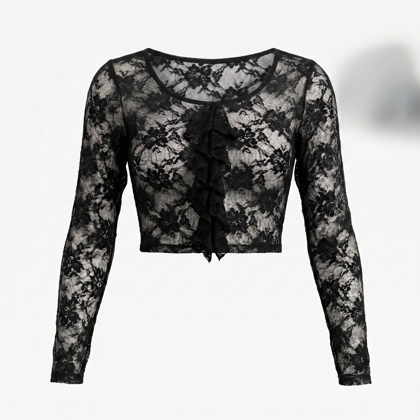 Conjunto de Encaje 3 Piezas – Top, Culotte y Pantalón
