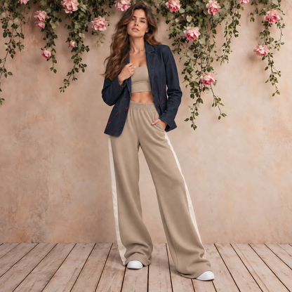 Blazer de jean Intervenido Amor – "El amor que das siempre encuentra la forma de volver a vos"