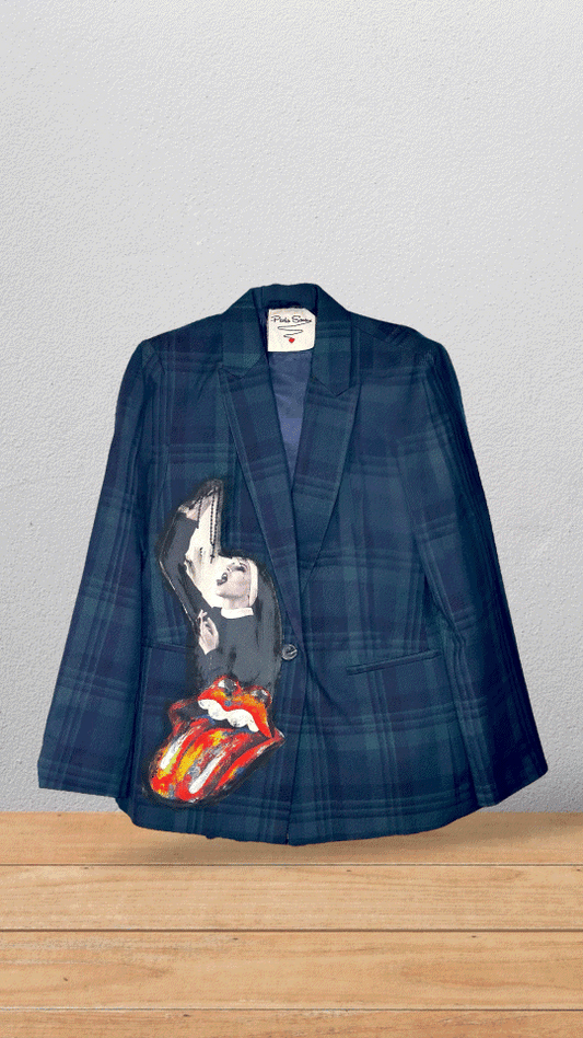 🖤 BLAZER ESCOCÉS “ROCK & MUSE”