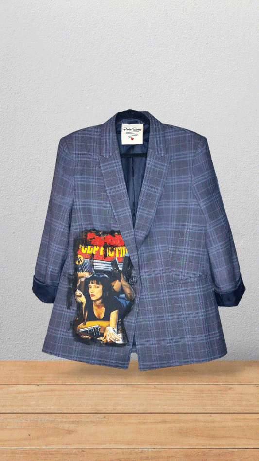 🖤 Blazer Escocés "Pulp Fiction"