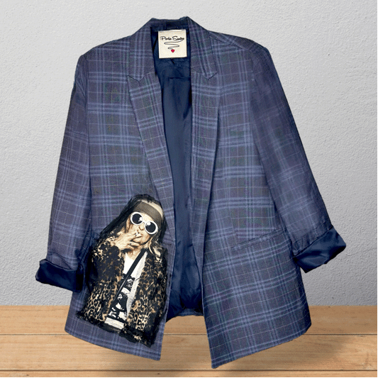 🖤 Blazer Escocés "Kurt Cobain"
