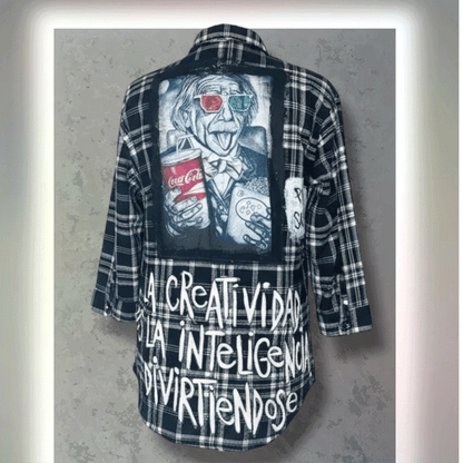 🎨 Camisa Kids “Einstein Pop”