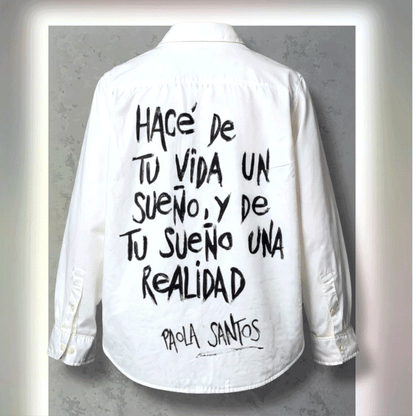 🩶 Camisa Kids “Hacé de tu vida un sueño”