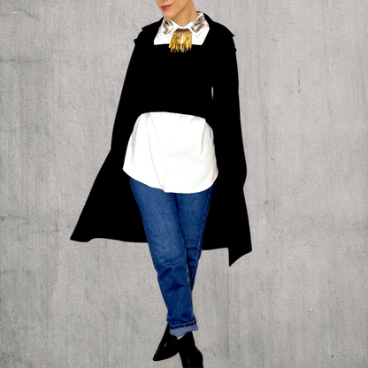Saco Urbano Oversize – Negro