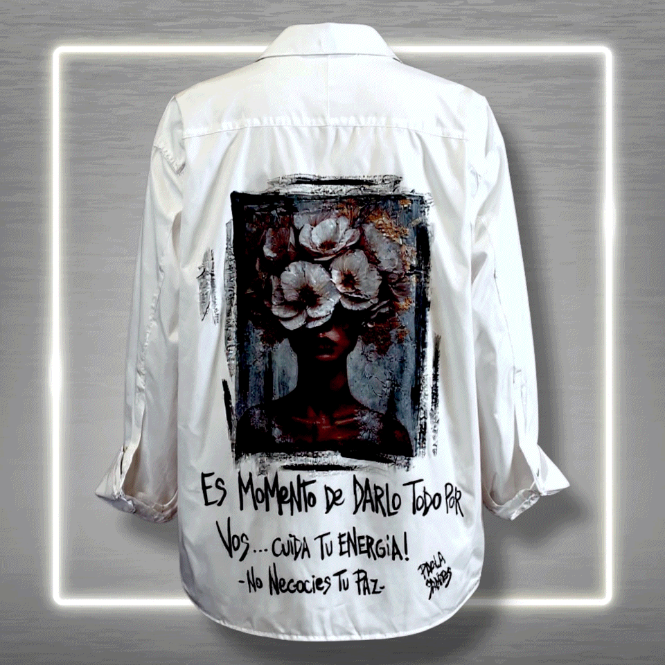 🖤 CAMISA “ES MOMENTO DE DARLO TODO POR VOS”