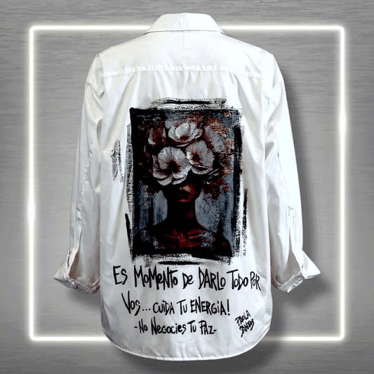 🖤 CAMISA “ES MOMENTO DE DARLO TODO POR VOS”