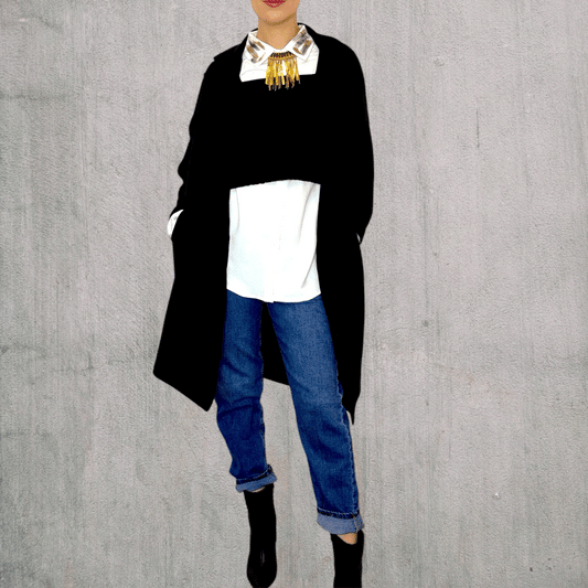 Saco Urbano Oversize – Negro