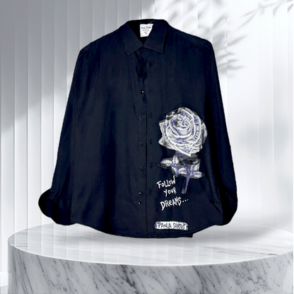 Camisa Oversize Popelina – Follow Your Dreams