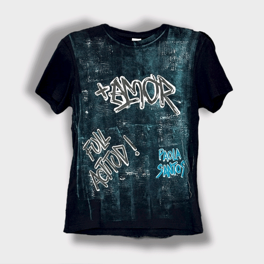Remera Kids “+ Amor Full Actitud” – 100% Algodón