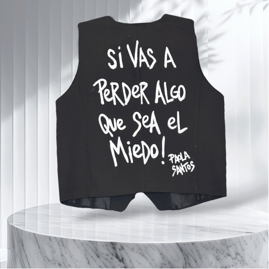 Chaleco Urbano Oversize – “Si vas a perder algo que sea el miedo”