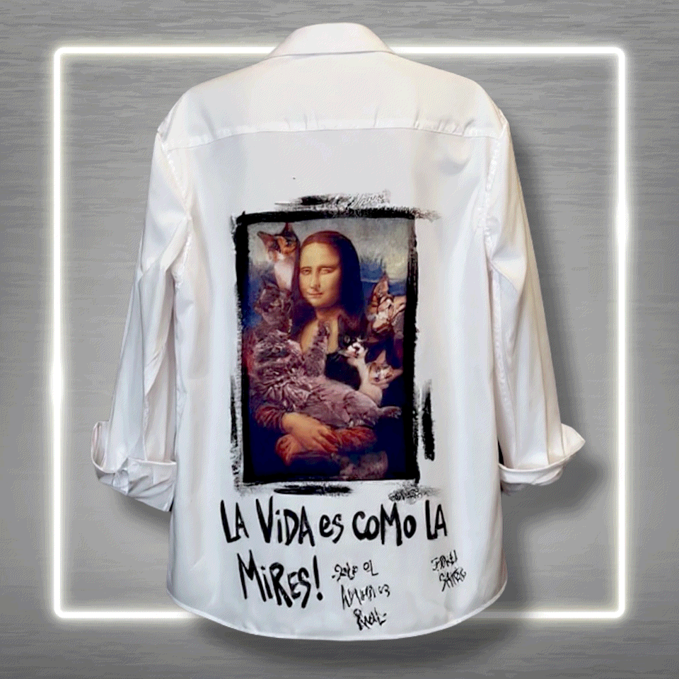 CAMISA “LA VIDA ES COMO LA MIRES”