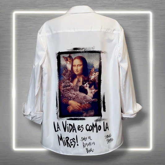 CAMISA “LA VIDA ES COMO LA MIRES”