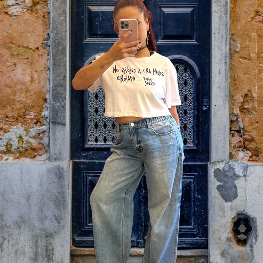 Remera corta