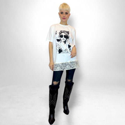 Remera con aplique