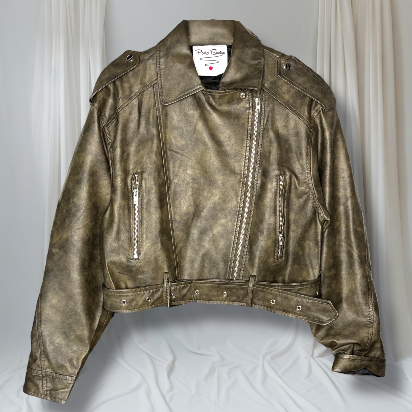 Campera “Playboy” en cuero ecológico