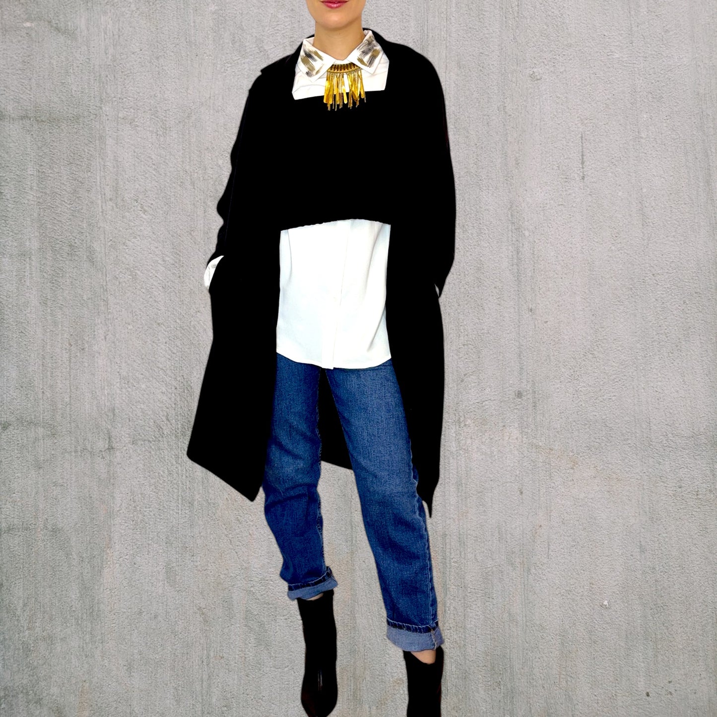 Saco Urbano Oversize – Negro