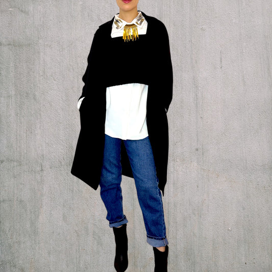 Saco Urbano Oversize – Negro