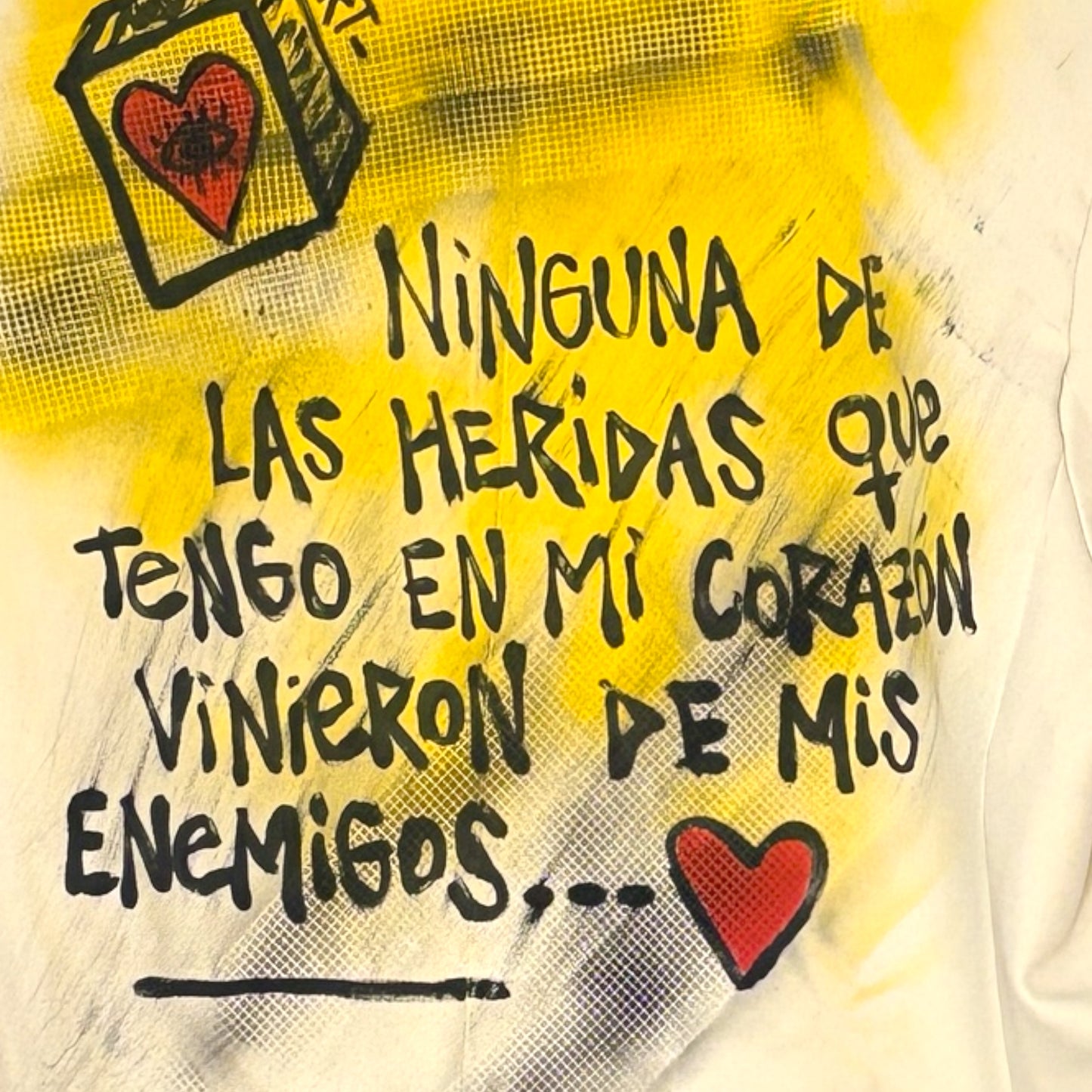 Blazer “Sanando Heridas” pintado a mano