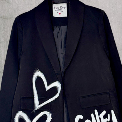 Blazer “Conocé tu Valor” pintado a mano