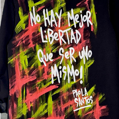 Blazer “Ser Uno Mismo” pintado a mano