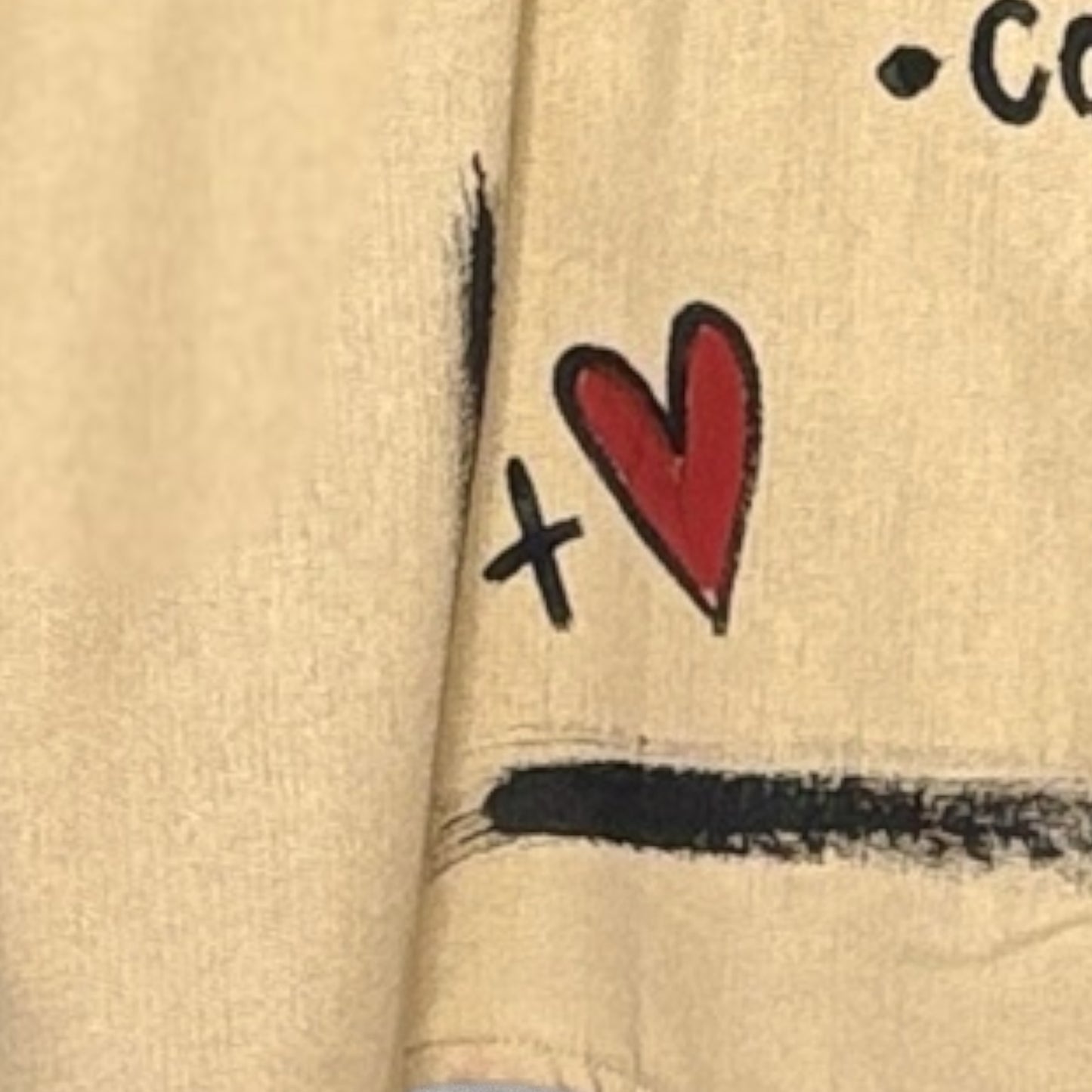 Camisa oversize lino y algodón – “El ruido de tu cabeza se llama miedo”
