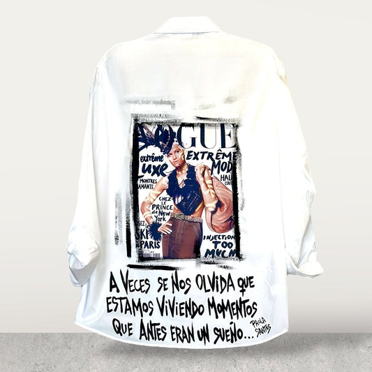 Camisa Oversize Popelina Blanca – Vogue Dream
