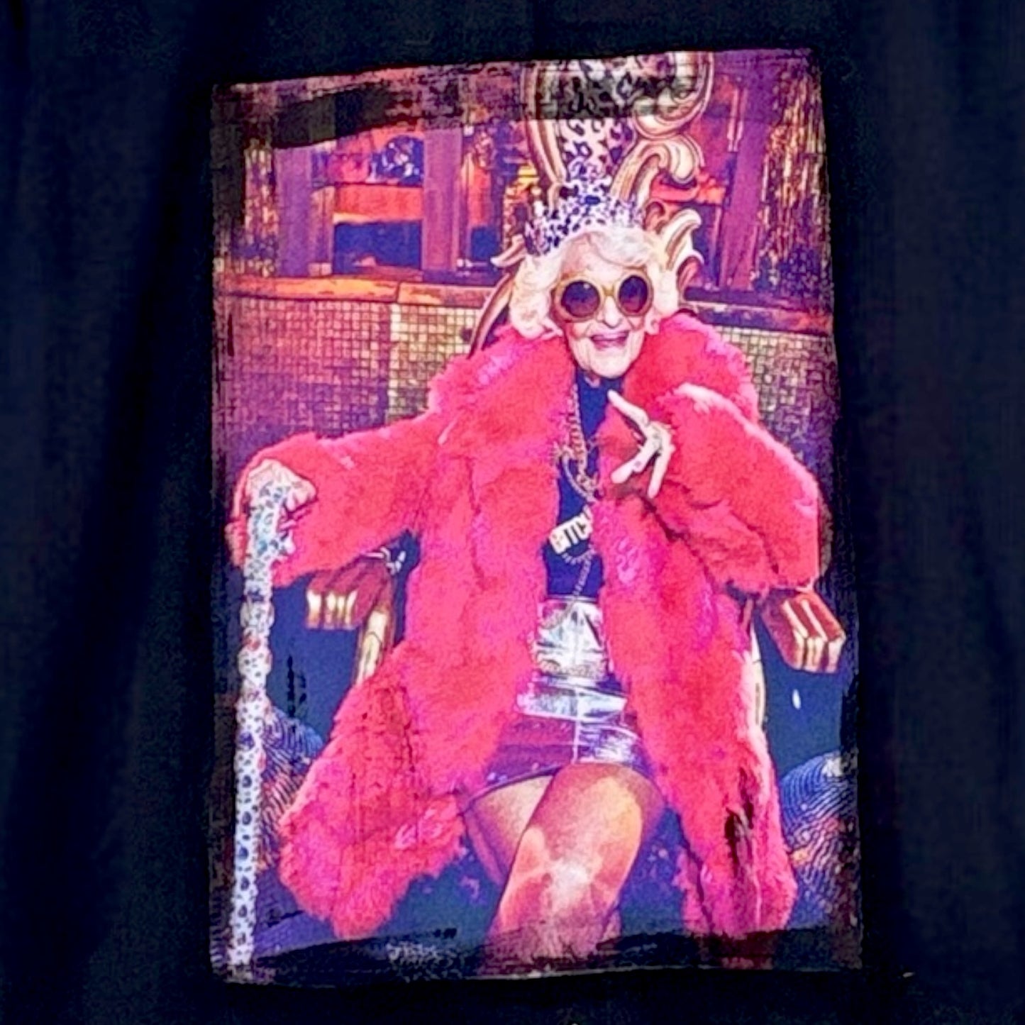 Camisa Oversize Popelina Negra – “La vida es muy corta”