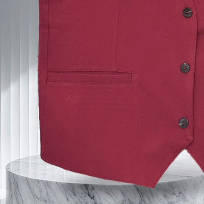 Chaleco Bordeaux Oversize – “Recordatorio: sentir y merecer calma”