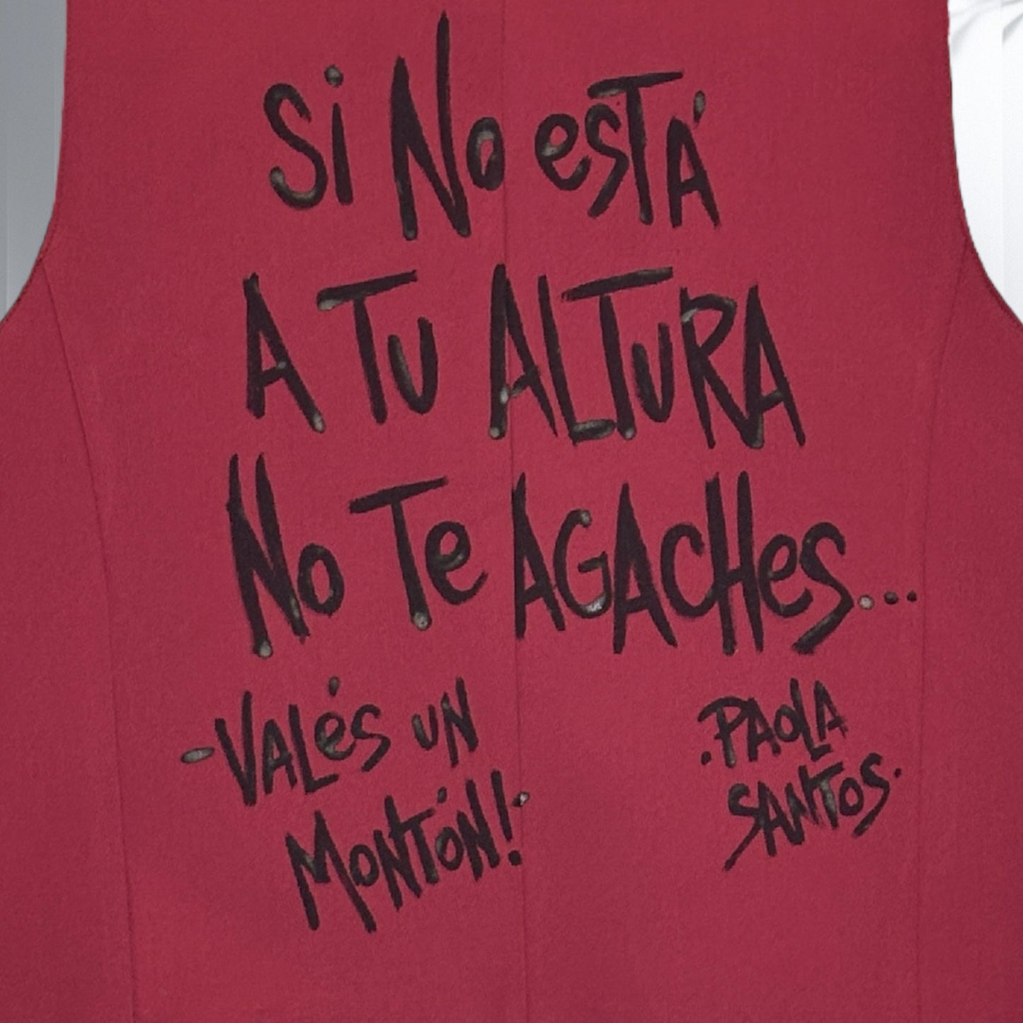 Chaleco Oversize Bordeaux – “Valés un montón”
